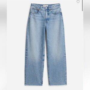 Madewell The Curvy Perfect Vintage Wide-Leg Crop Jean